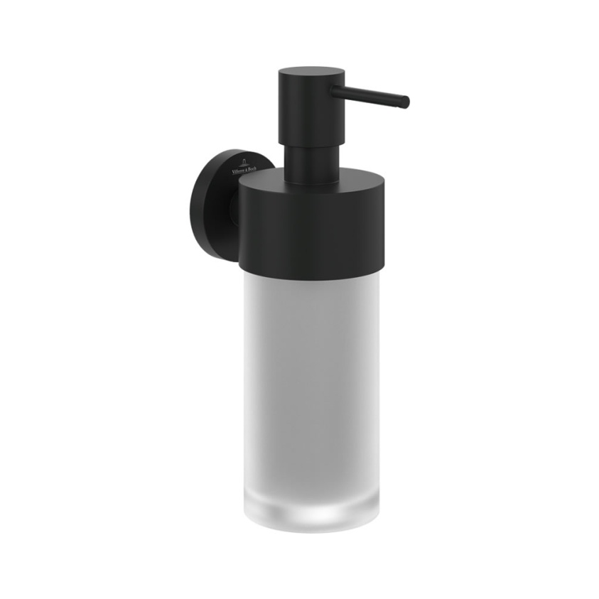 Cutout image of Villeroy & Boch Elements Tender Matt Black Soap Dispenser